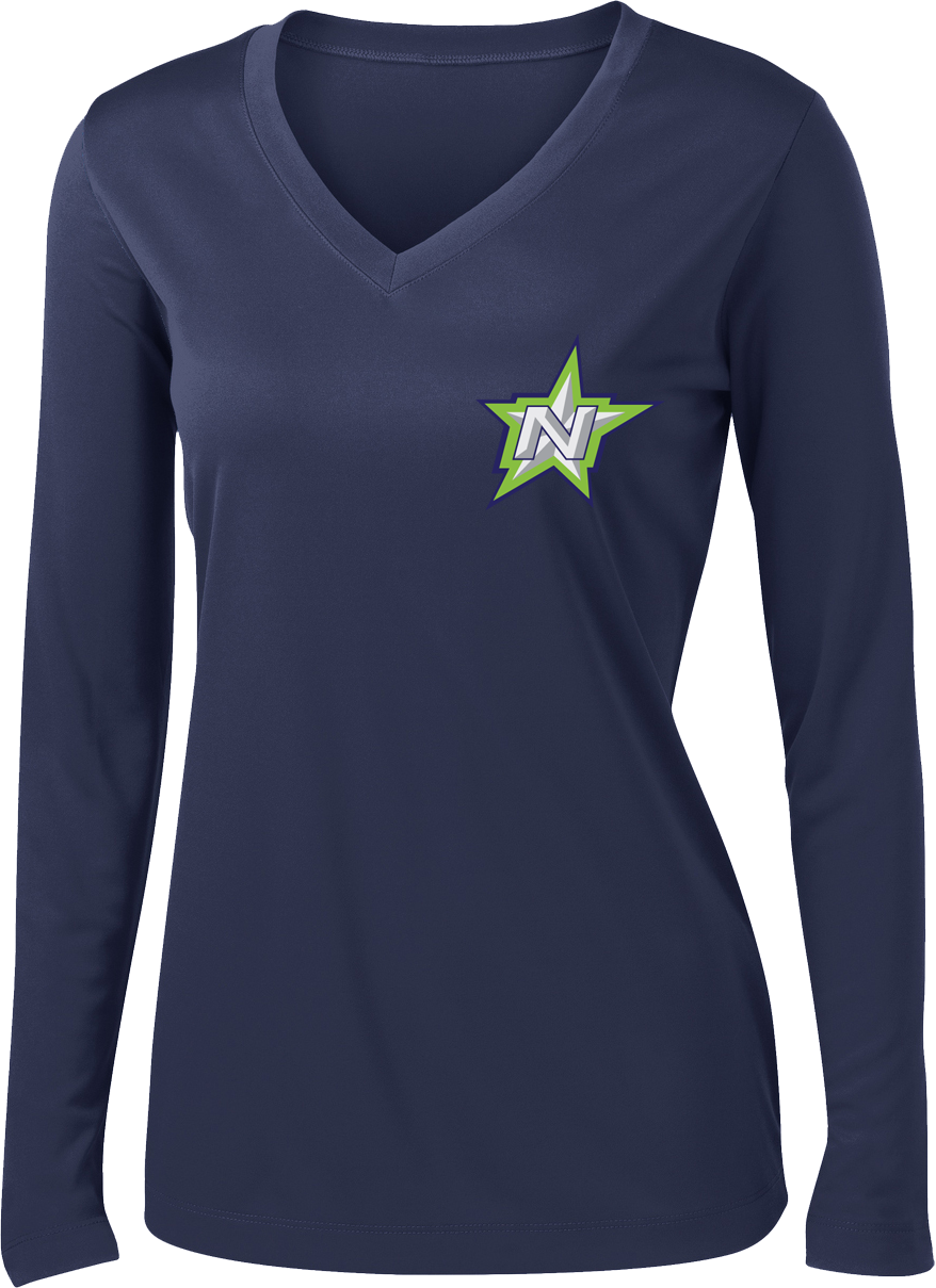 Northstar Baseball Women's Navy Long Sleeve Performance Shirt