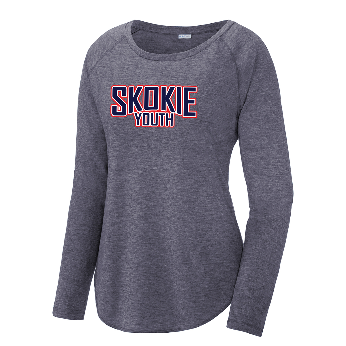 Skokie Youth Baseball Women's Raglan Long Sleeve CottonTouch