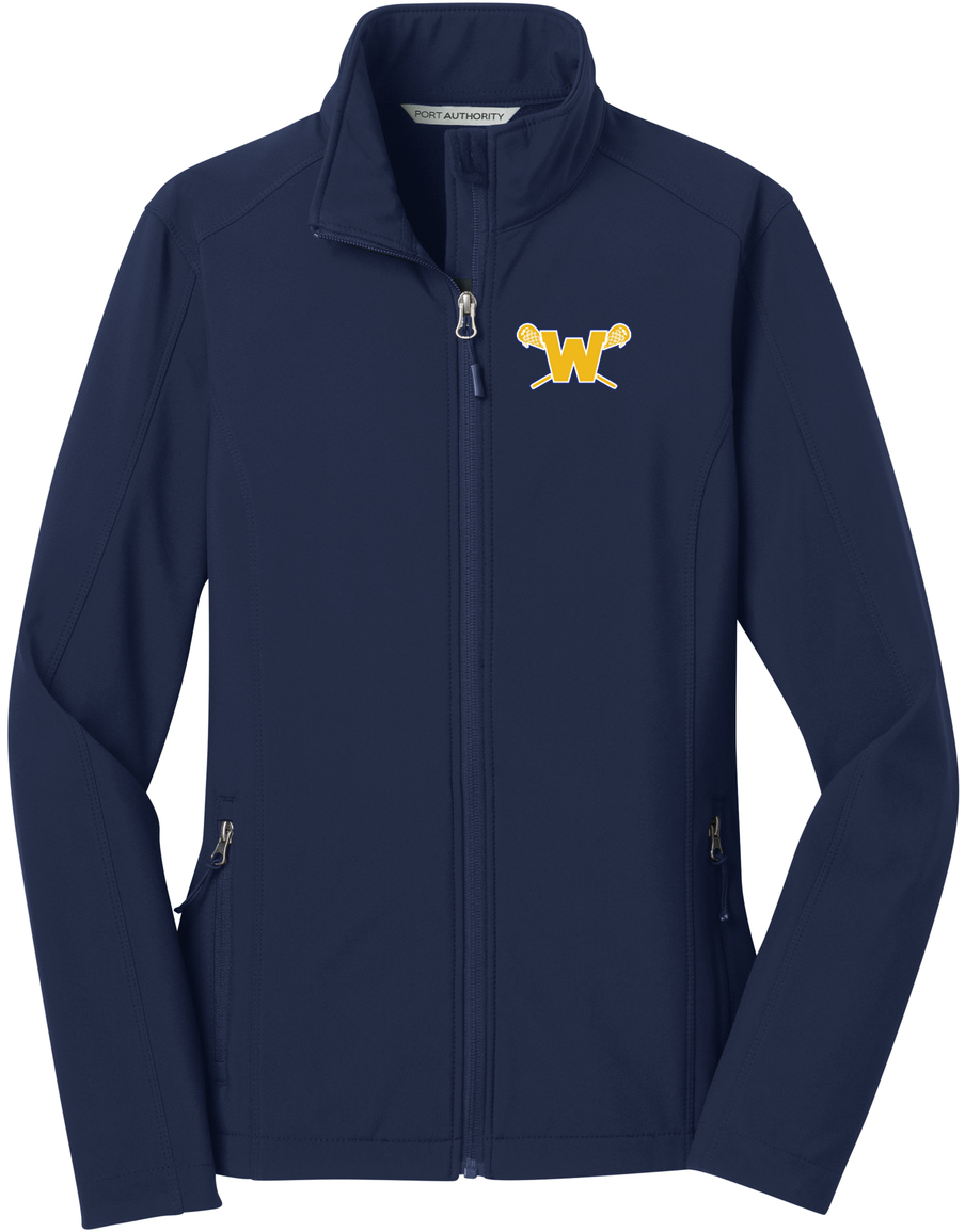 Webster Lacrosse Navy Women's Soft Shell Jacket