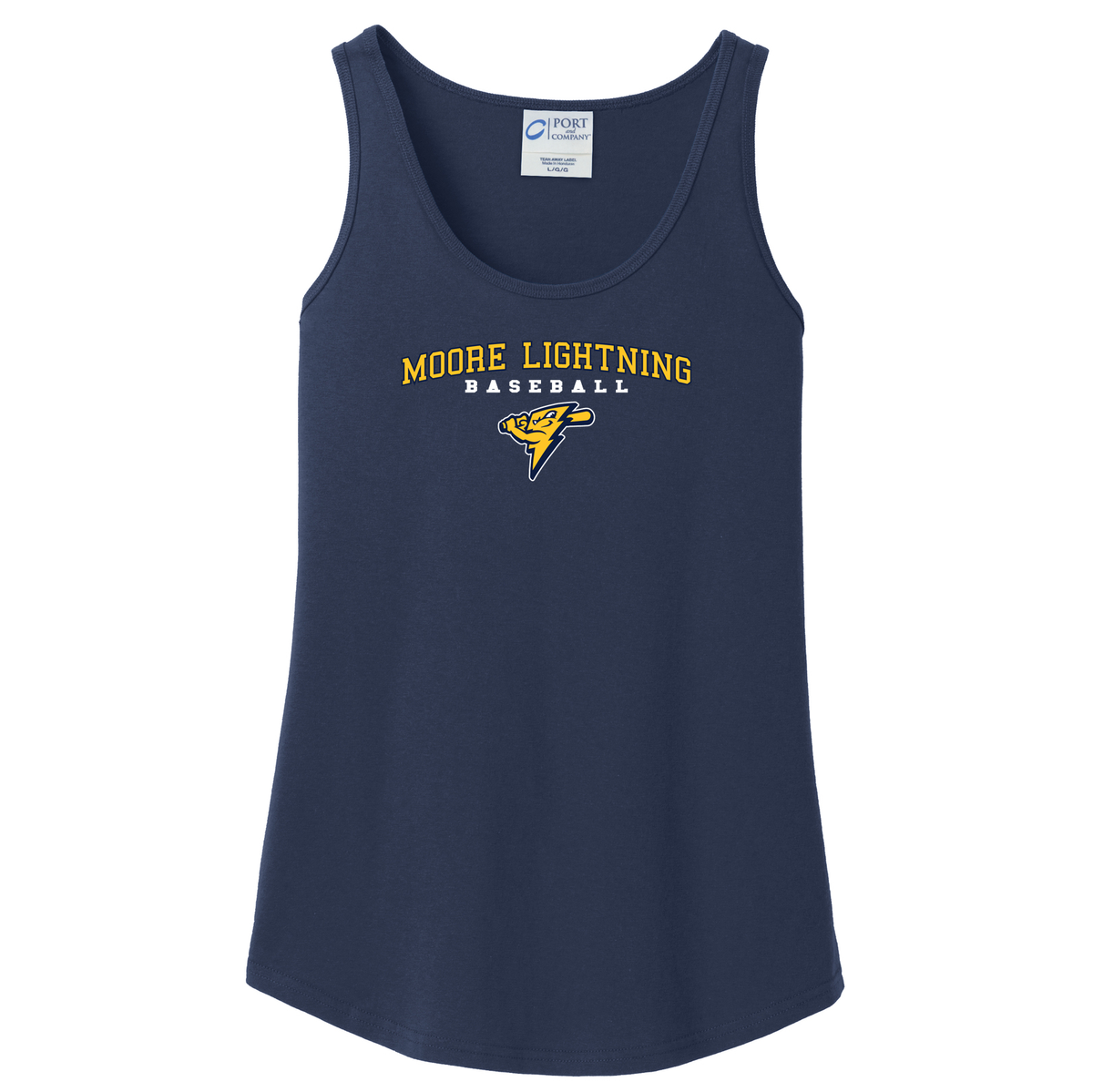 Moore Lightning Baseball  Women's Tank Top