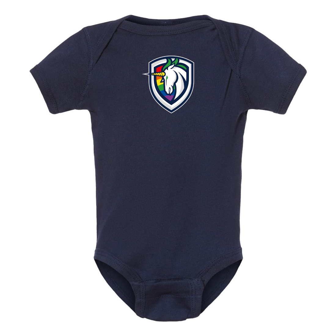 Boston Pride Hockey Infant Baby Rib Bodysuit