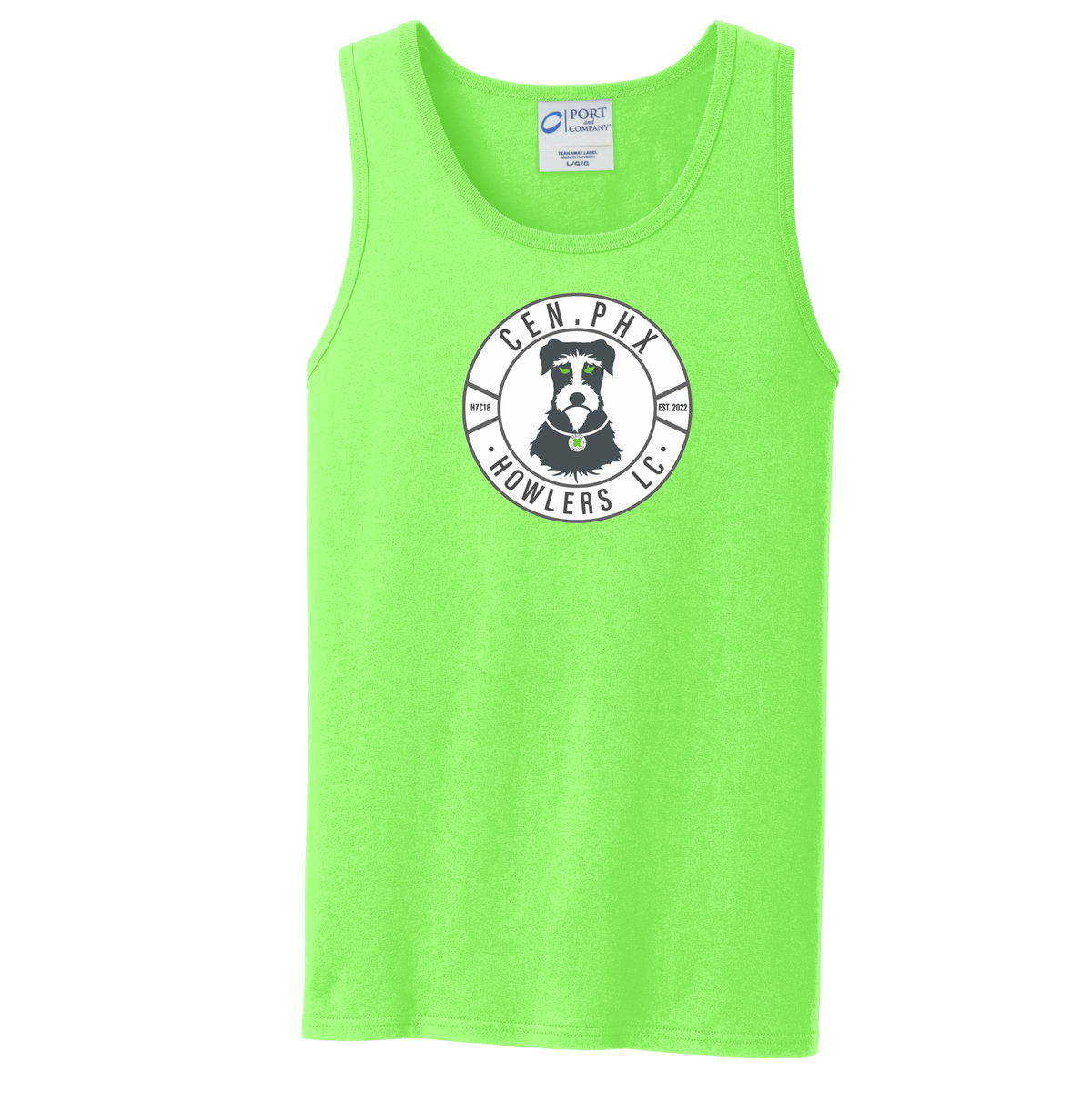 Central Phoenix Lacrosse Sleeveless Cotton Tank Top