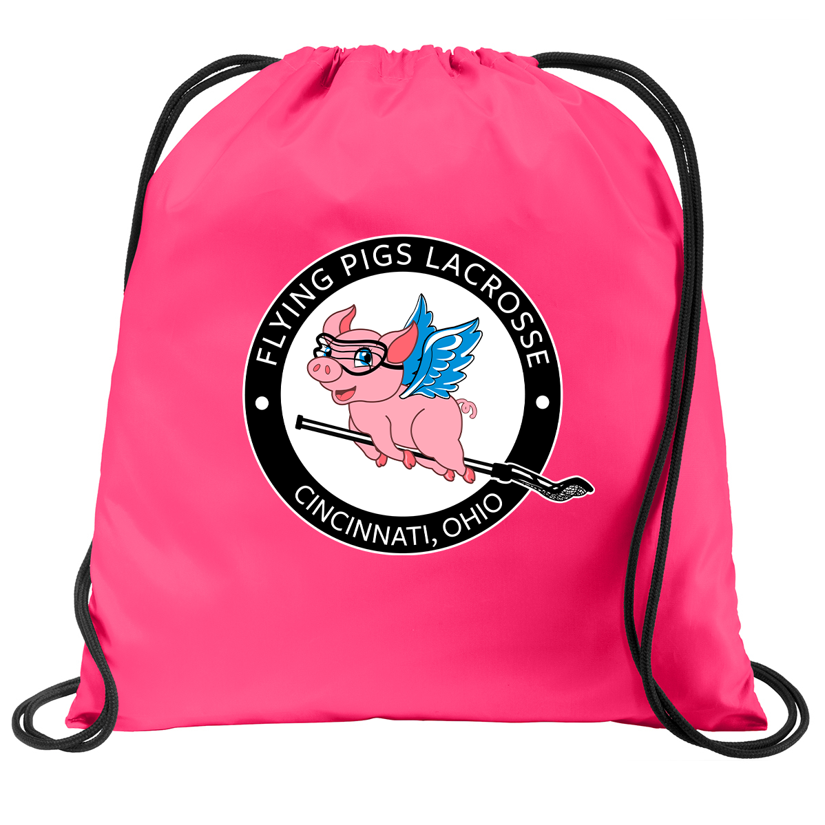 Flying Pigs Lacrosse Cinch Pack
