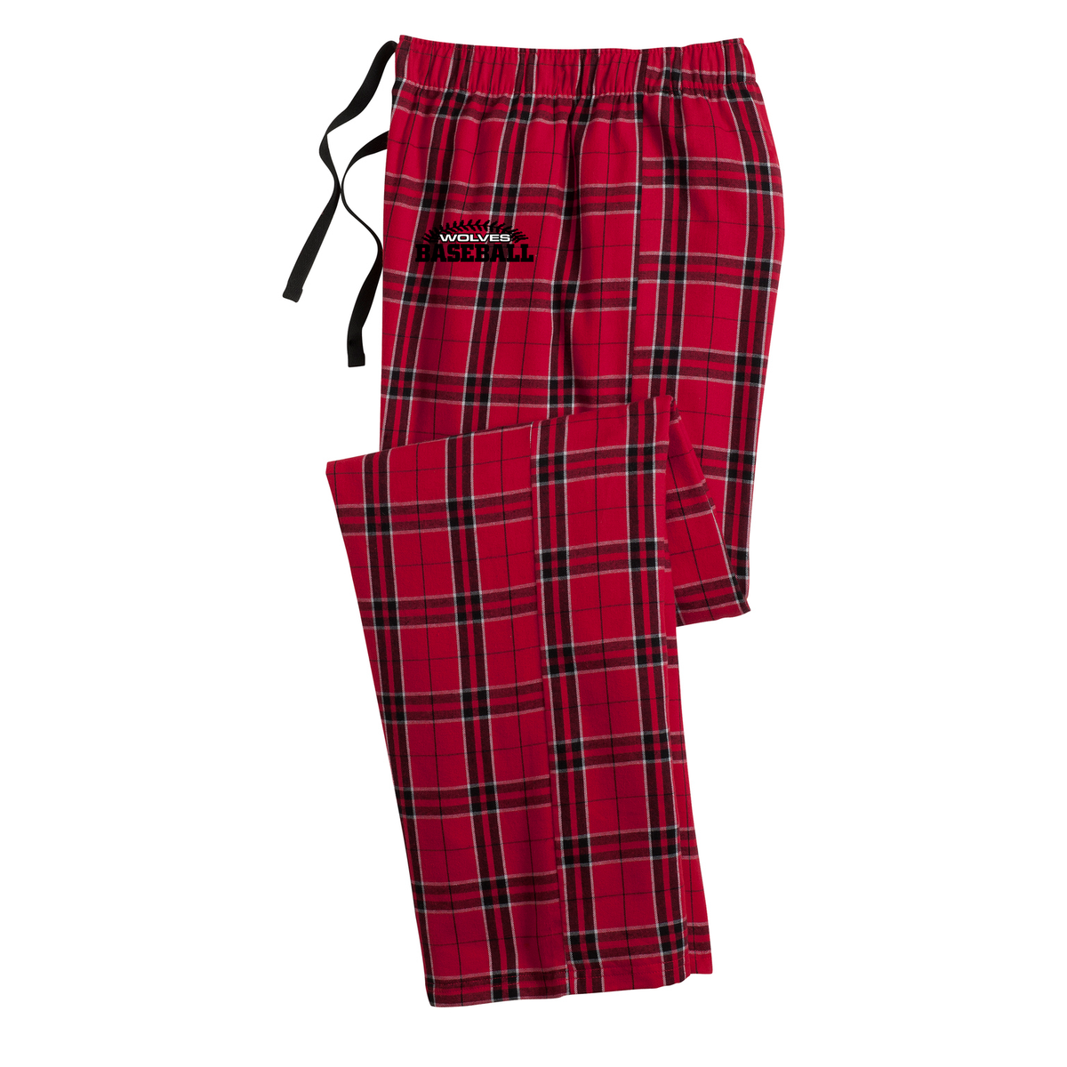 Wolves Baseball Plaid Pajama Pants