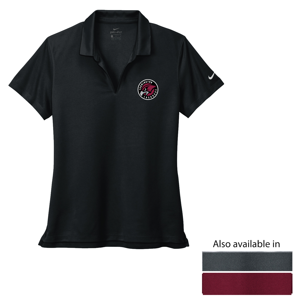 Farmington Lacrosse Nike Ladies Dri-FIT Micro Pique 2.0 Polo