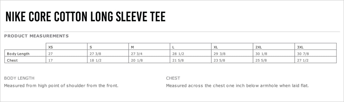OK State Wakeboarding Nike Core Cotton Long Sleeve Tee