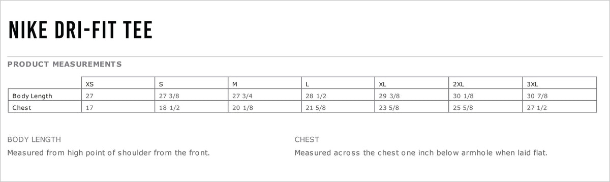 Bailey Middle School Lacrosse Nike Dri-FIT Tee
