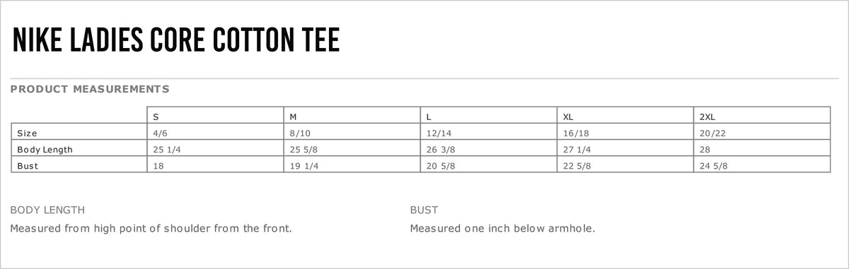 Caltech Beavers Soccer Nike Ladies Core Cotton Tee