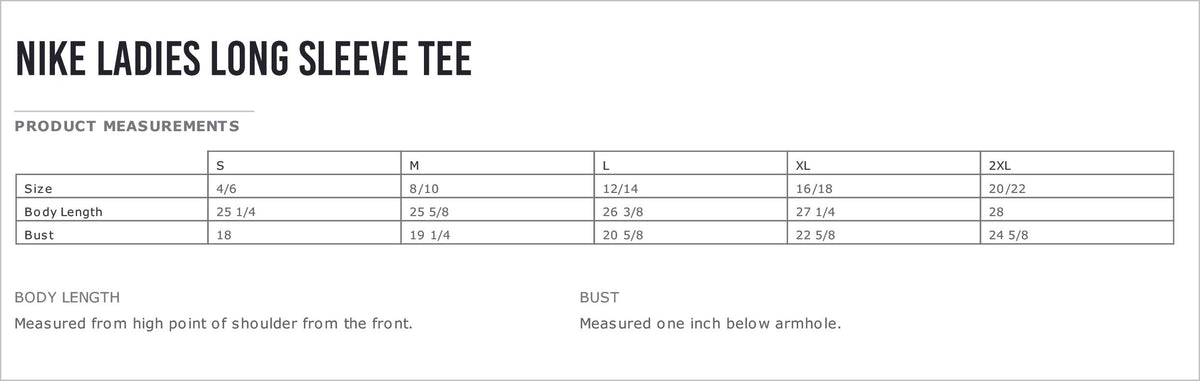 OK State Wakeboarding Nike Ladies Core Cotton Long Sleeve Tee