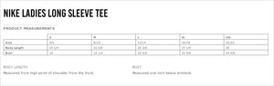 Ephmen Lacrosse Nike Ladies Core Cotton Long Sleeve Tee