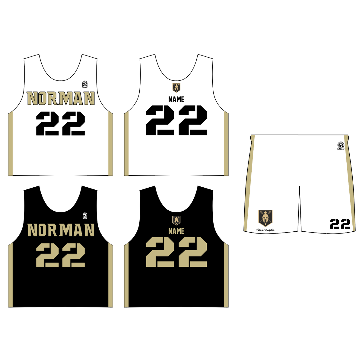 Norman Lacrosse Premium 3 Piece Boy's Uniform Set