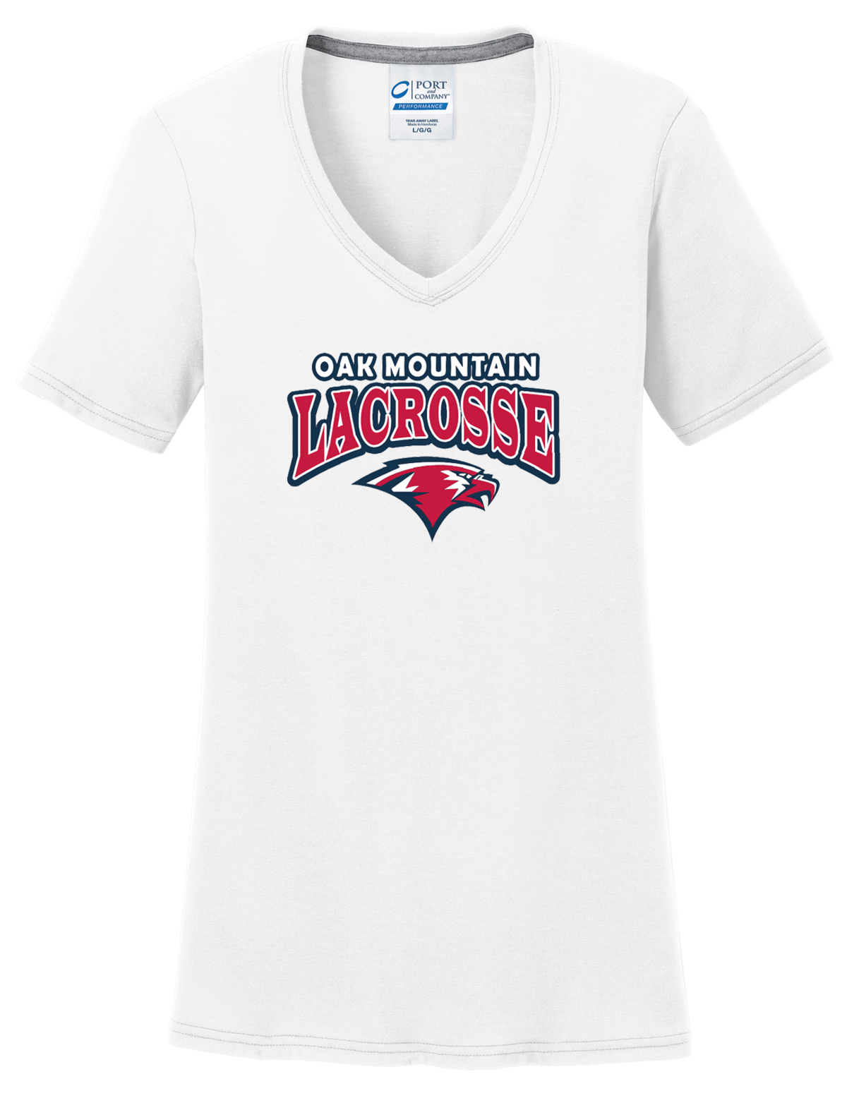 Oak Mtn. Lacrosse Women's White T-Shirt