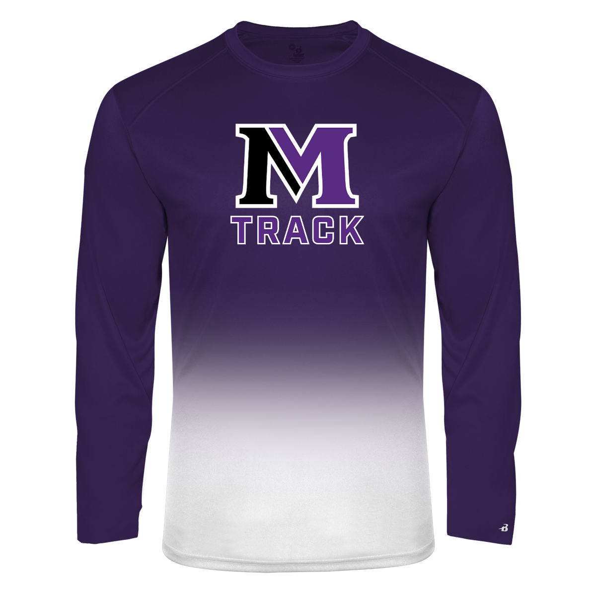 Masters School Winter Sports Ombre Long Sleeve T-Shirt