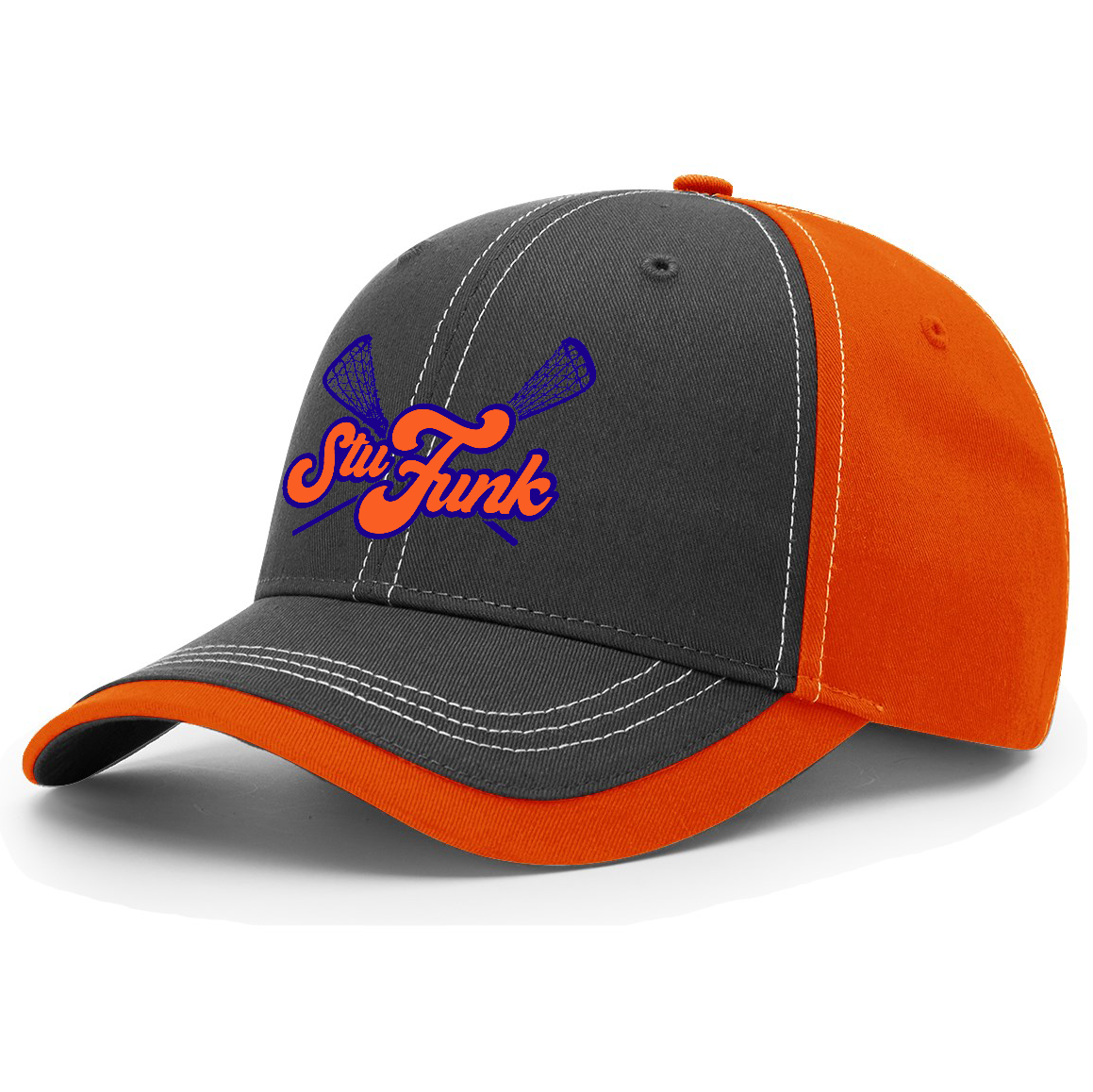 StuFunk Lacrosse Softball Contrast Cap