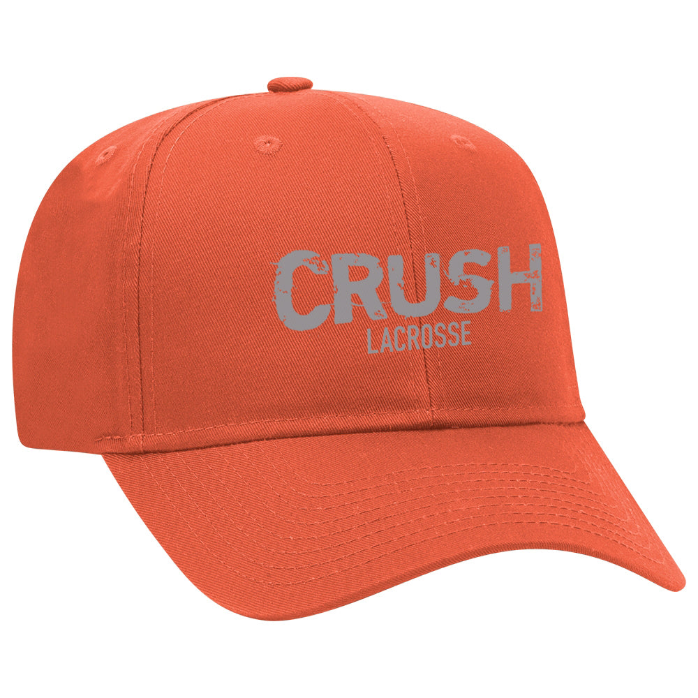 Crush Lacrosse Orange Cap