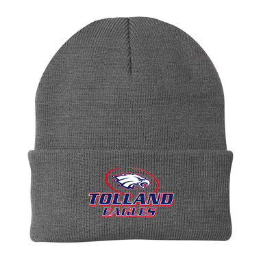 Tolland Football Knit Beanie