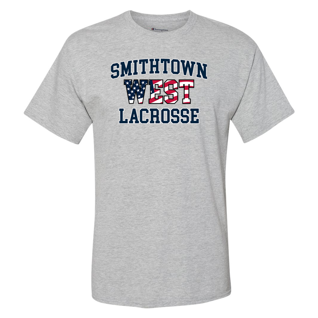 Smithtown West Girls Lacrosse Champion Short Sleeve T-Shirt