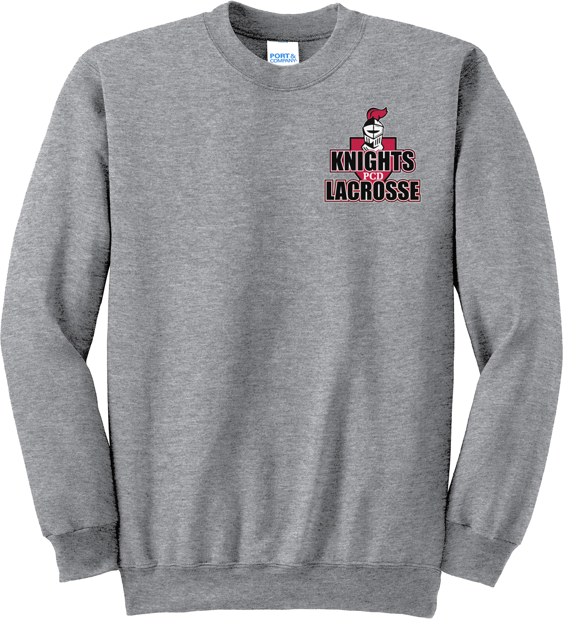PCD Lacrosse Grey Crew Neck Sweatshirt