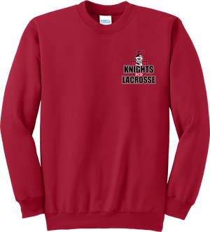 PCD Lacrosse Red Crew Neck Sweatshirt