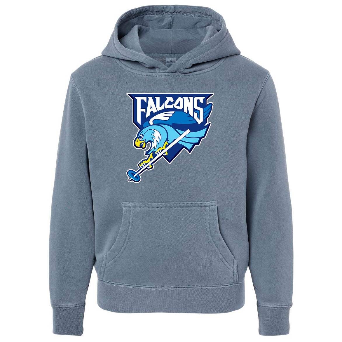 Falcons Ringettes Youth Pigment-Died Sweatshirt