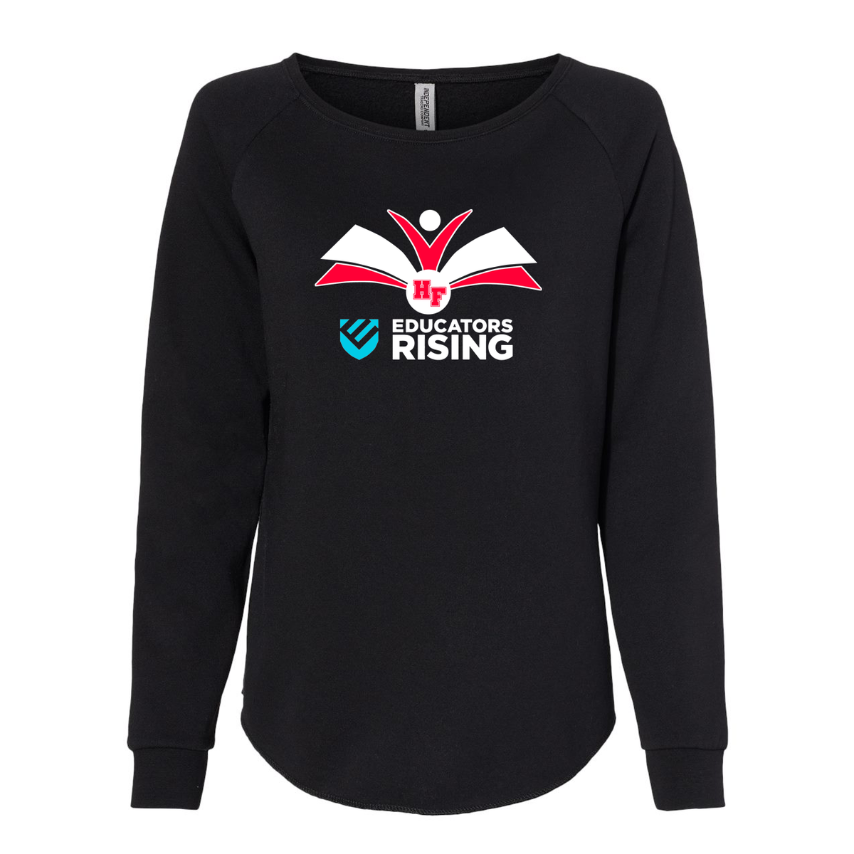 HF Educators Rising Women's Wave Wash Crewneck