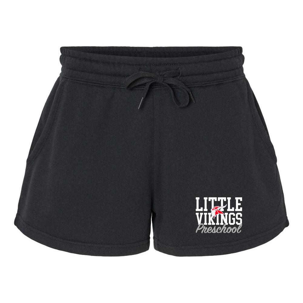 HF Little Vikings Preschool Women's Wave Wash Sweatshorts
