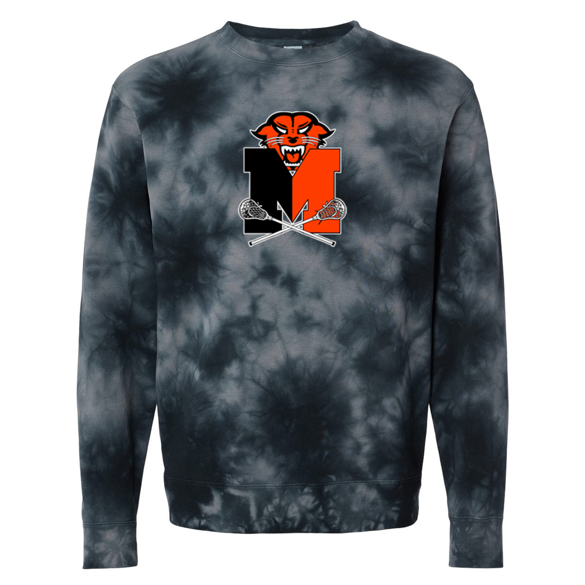 Monroe Bearcats Lacrosse Midweight Tie-Dyed Sweatshirt