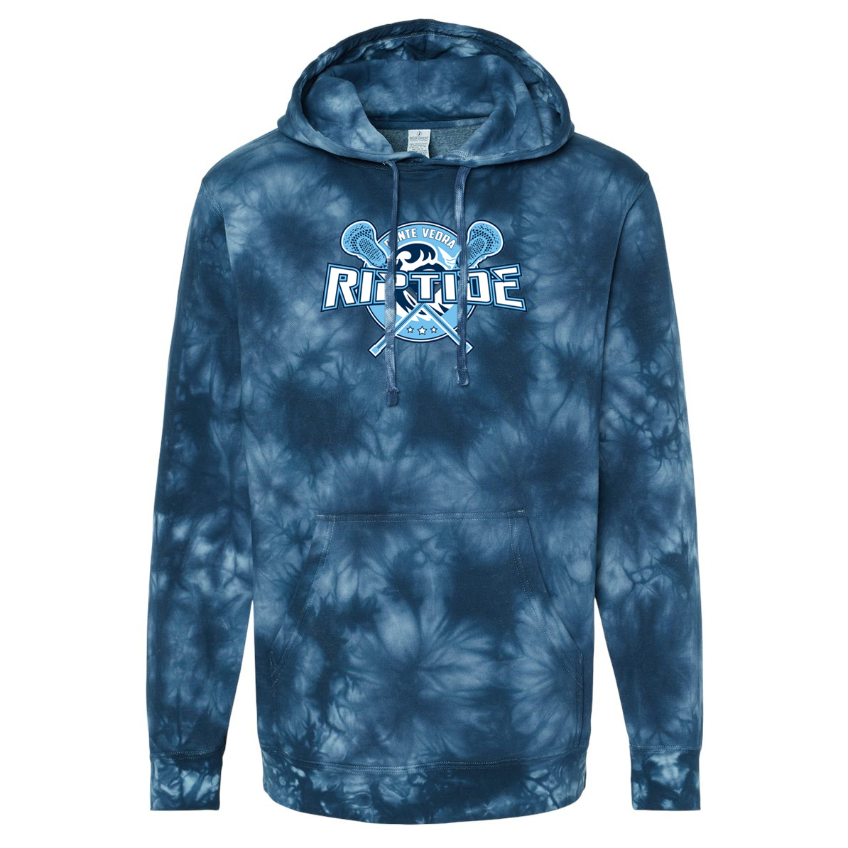 Ponte Vedra Riptide Lacrosse Independent Trading Co. Pigment-Dyed Hooded Sweatshirt