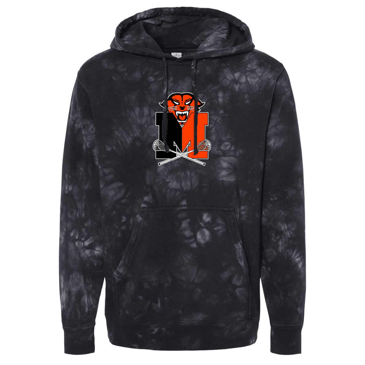 Monroe Bearcats Lacrosse Pigment-Dyed Hooded Sweatshirt