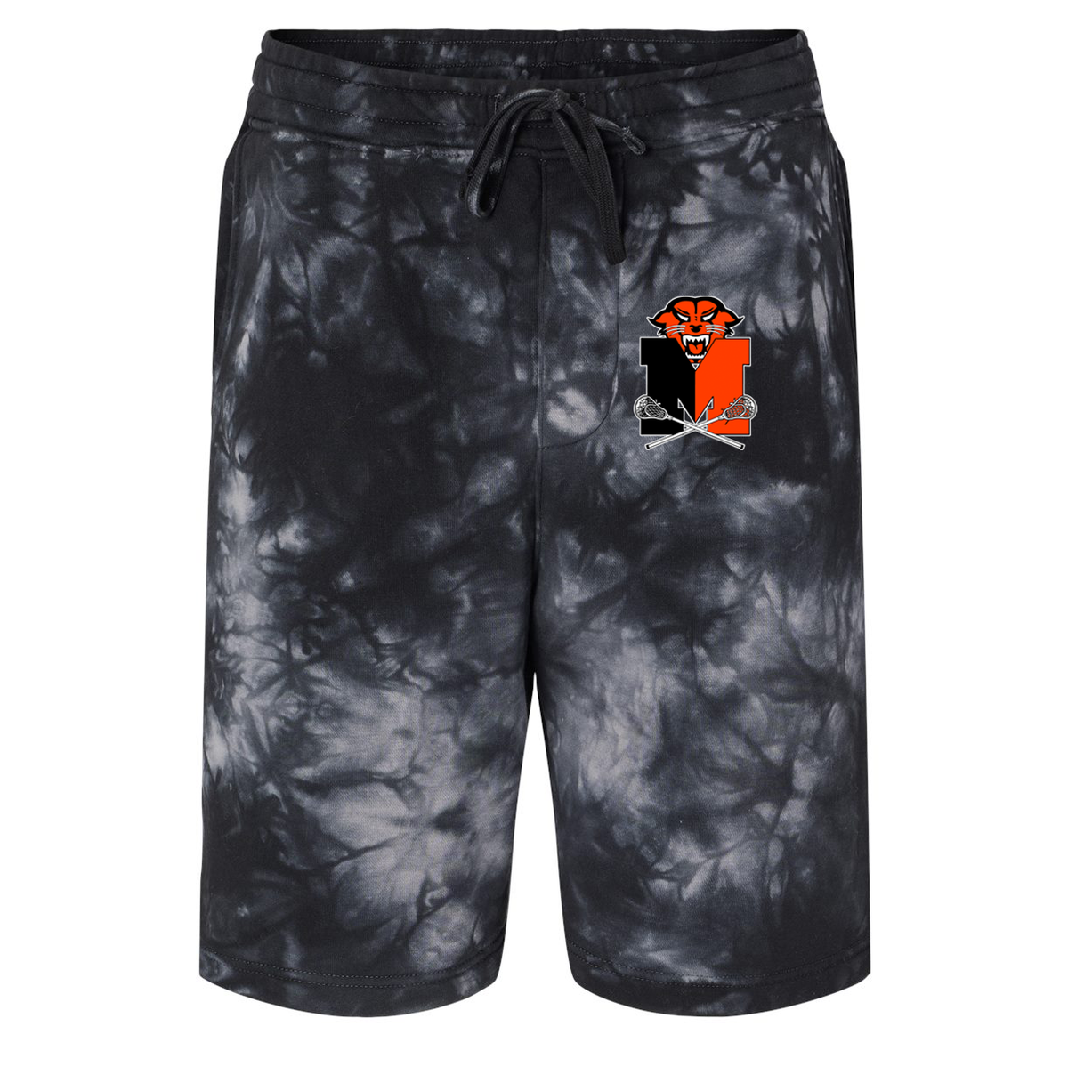 Monroe Bearcats Lacrosse Tie-Dyed Fleece Shorts