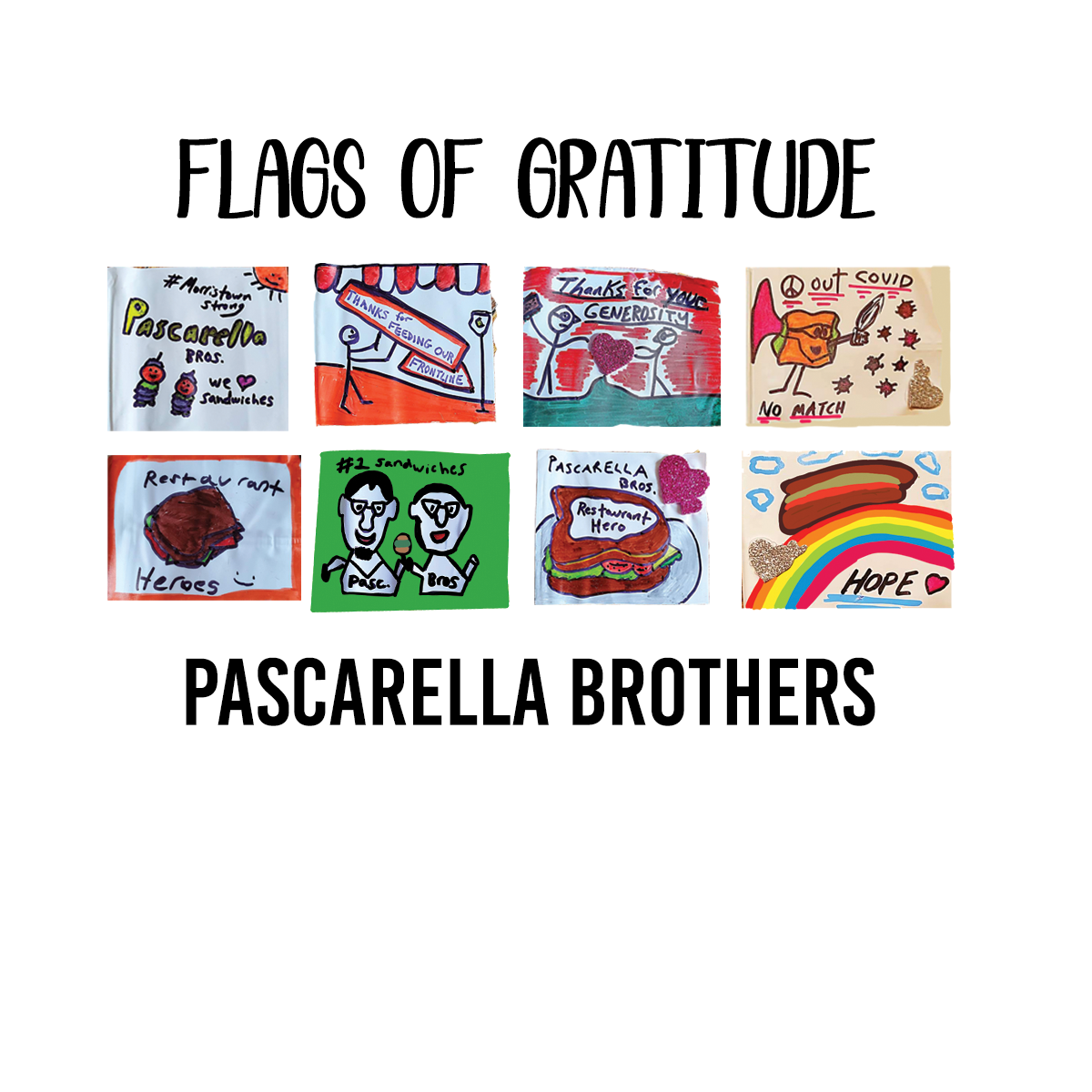 Flags of Gratitude Pascarella Brothers Performance T-Shirt