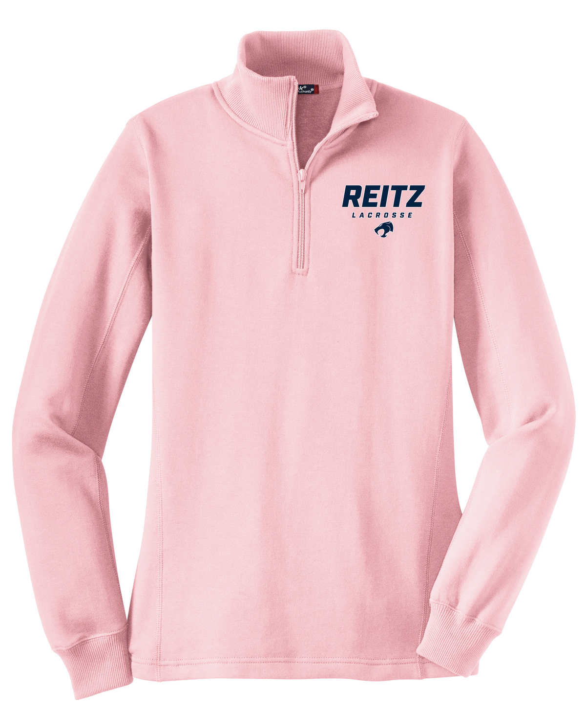 Reitz Lacrosse Women's Pink 1/4 Zip Fleece