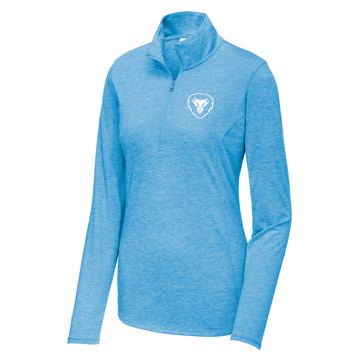 No Fear Training Women's Tri-Blend Quarter Zip