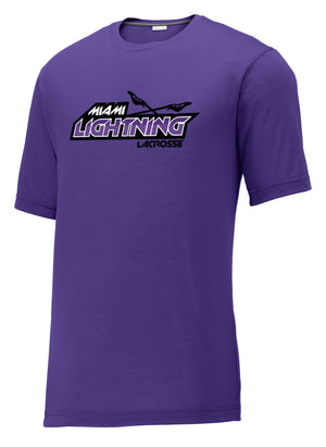 Miami Lightning Purple CottonTouch Performance T-Shirt