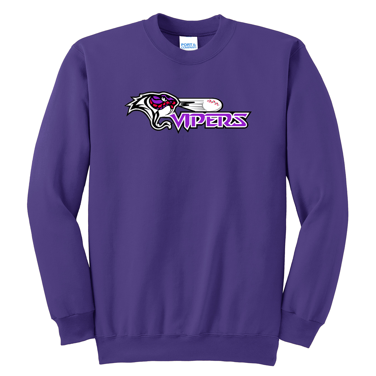 Vipers Baseball Crew Neck Sweater