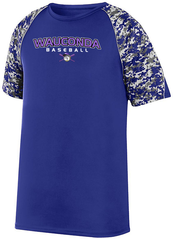 Wauconda Baseball Digi-Camo Performance T-Shirt
