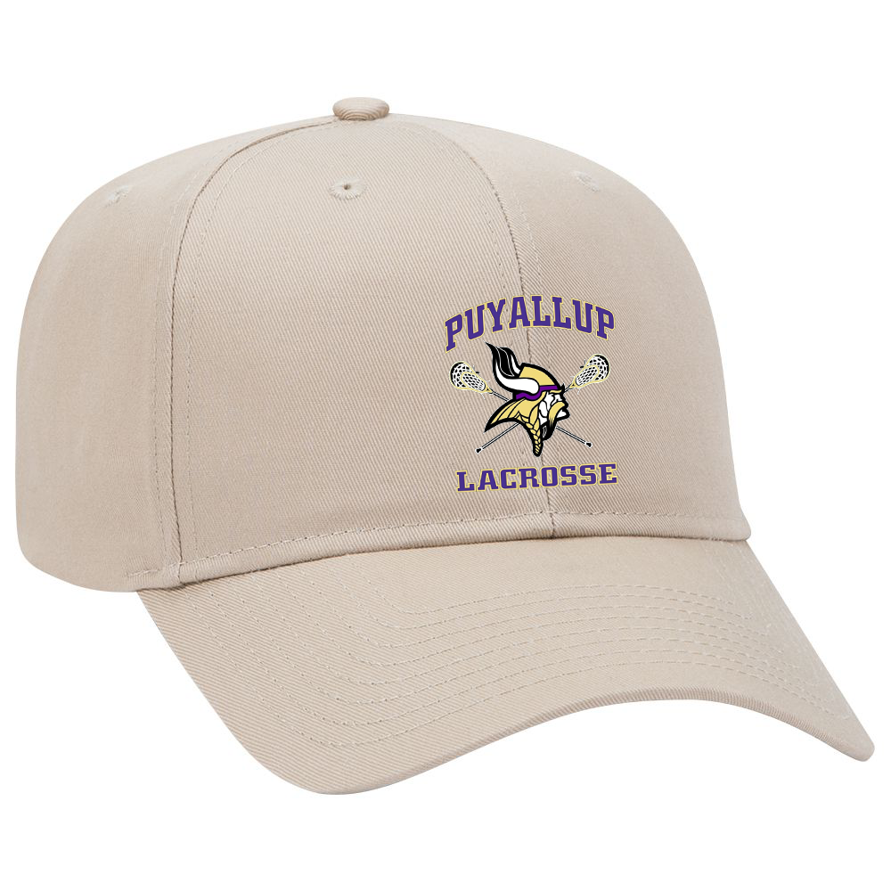 Puyallup Lacrosse Khaki Cap