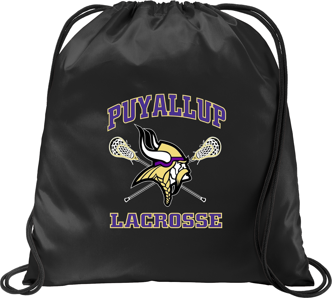 Puyallup Lacrosse Black Cinch Pack
