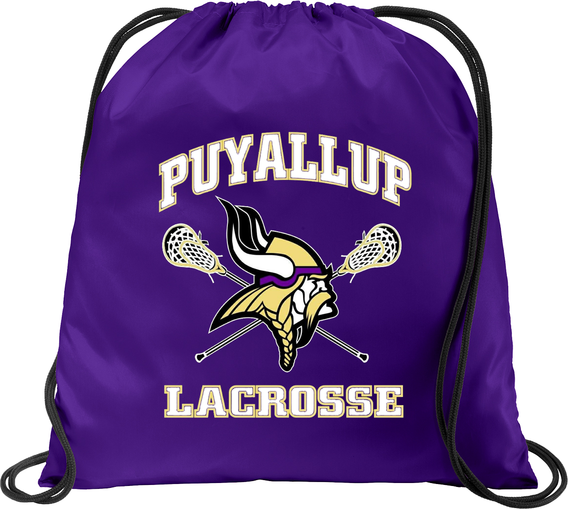 Puyallup Lacrosse Purple Cinch Pack