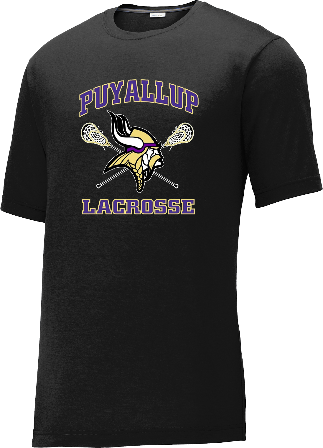 Puyallup Lacrosse Black CottonTouch Performance T-Shirt
