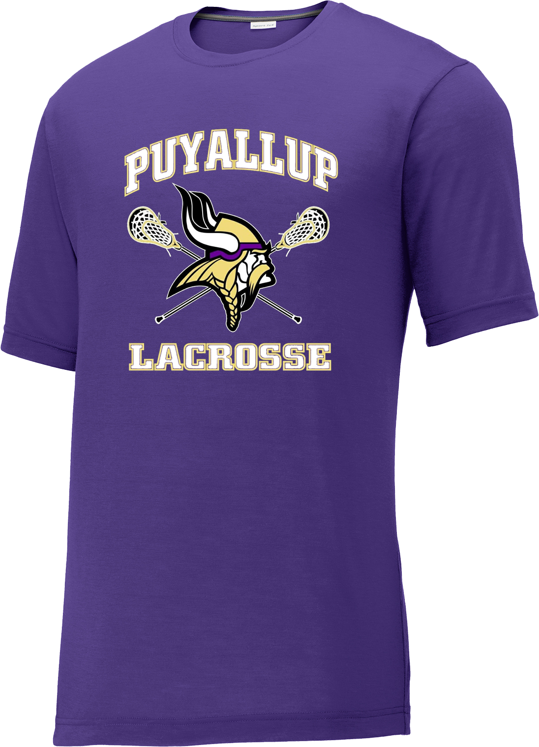 Puyallup Lacrosse Purple CottonTouch Performance T-Shirt