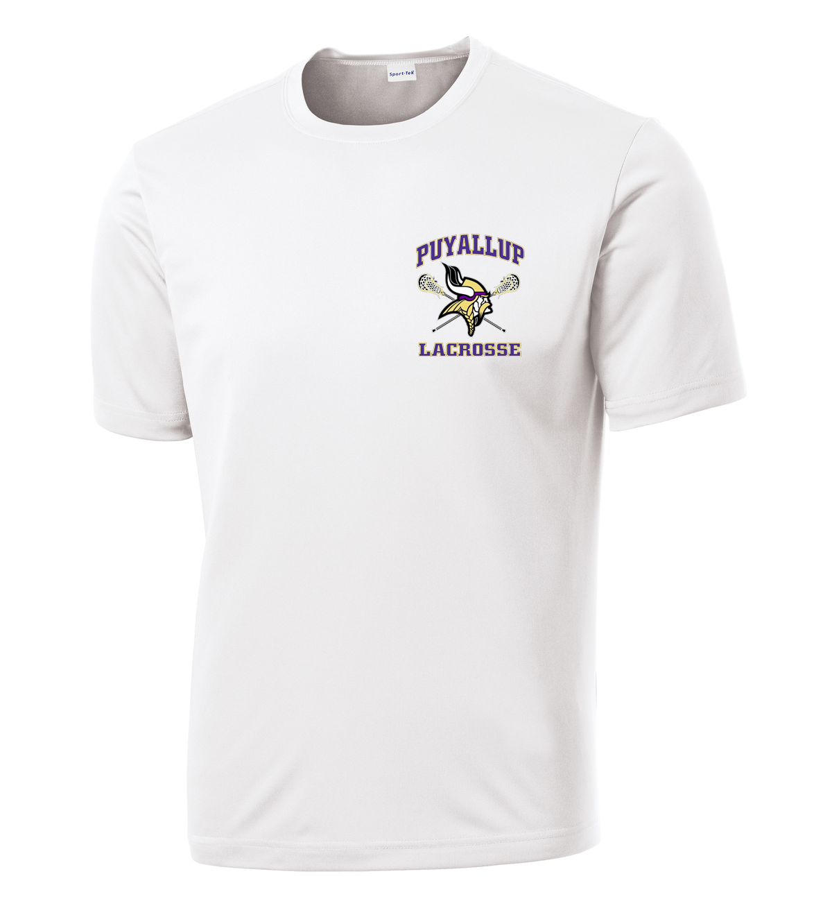 Puyallup Lacrosse White Performance T-Shirt