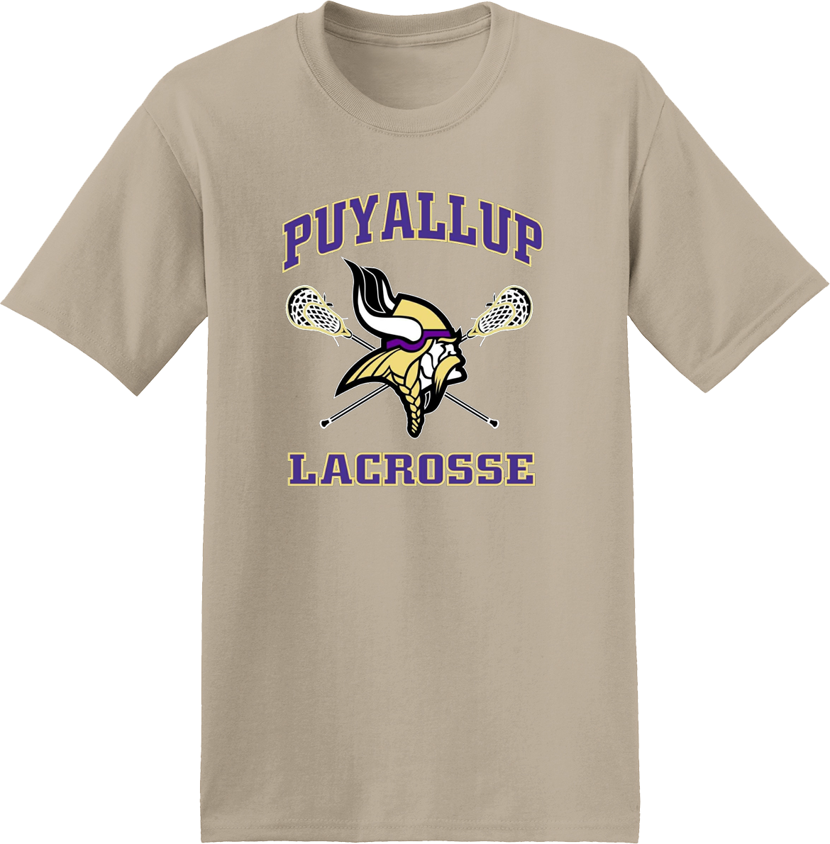 Puyallup Lacrosse Sand T-Shirt