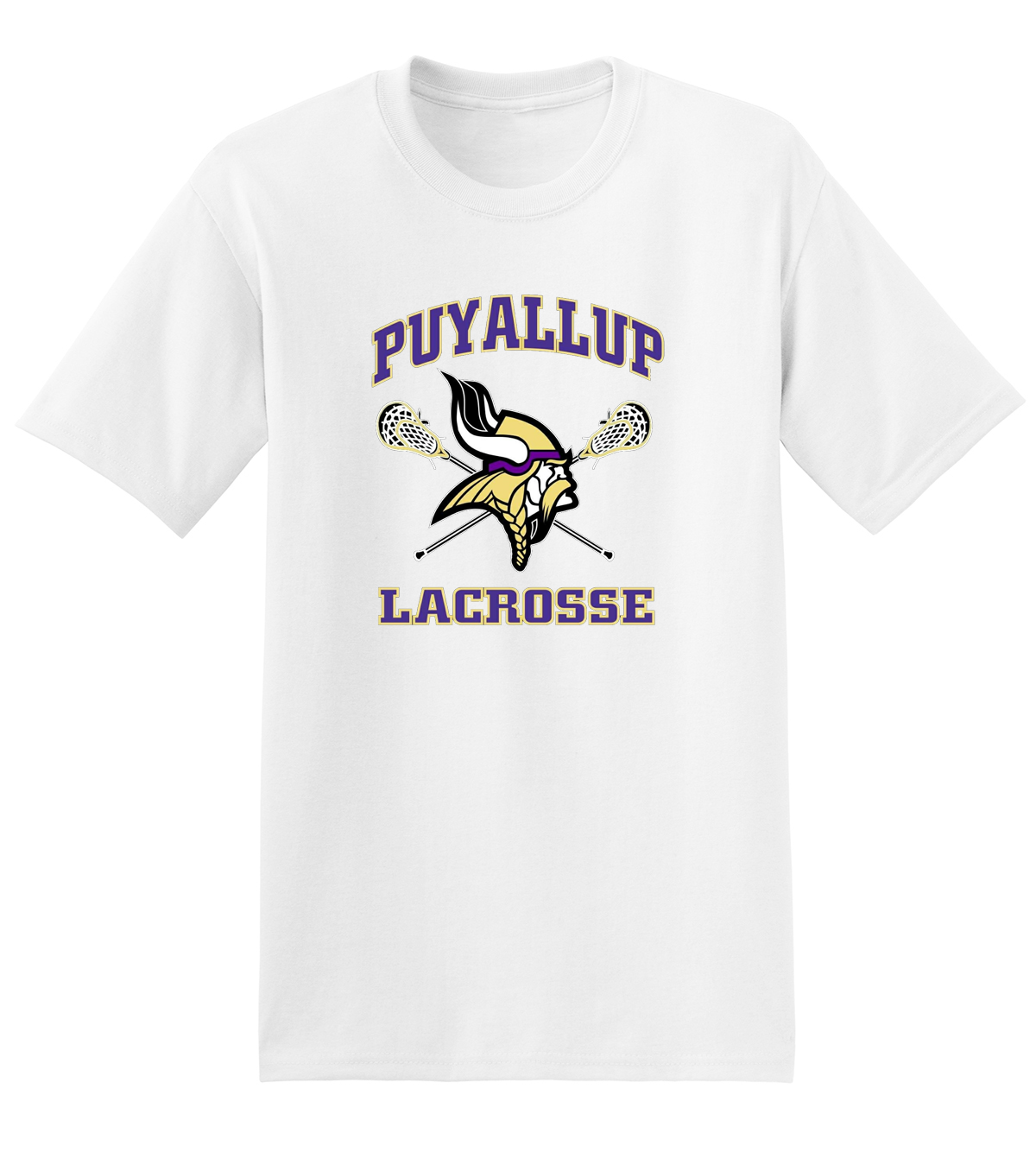 Puyallup Lacrosse White T-Shirt