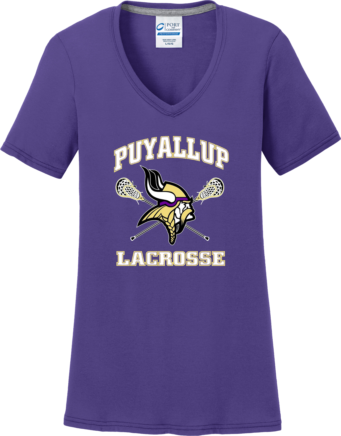 Puyallup Lacrosse Women's Purple T-Shirt