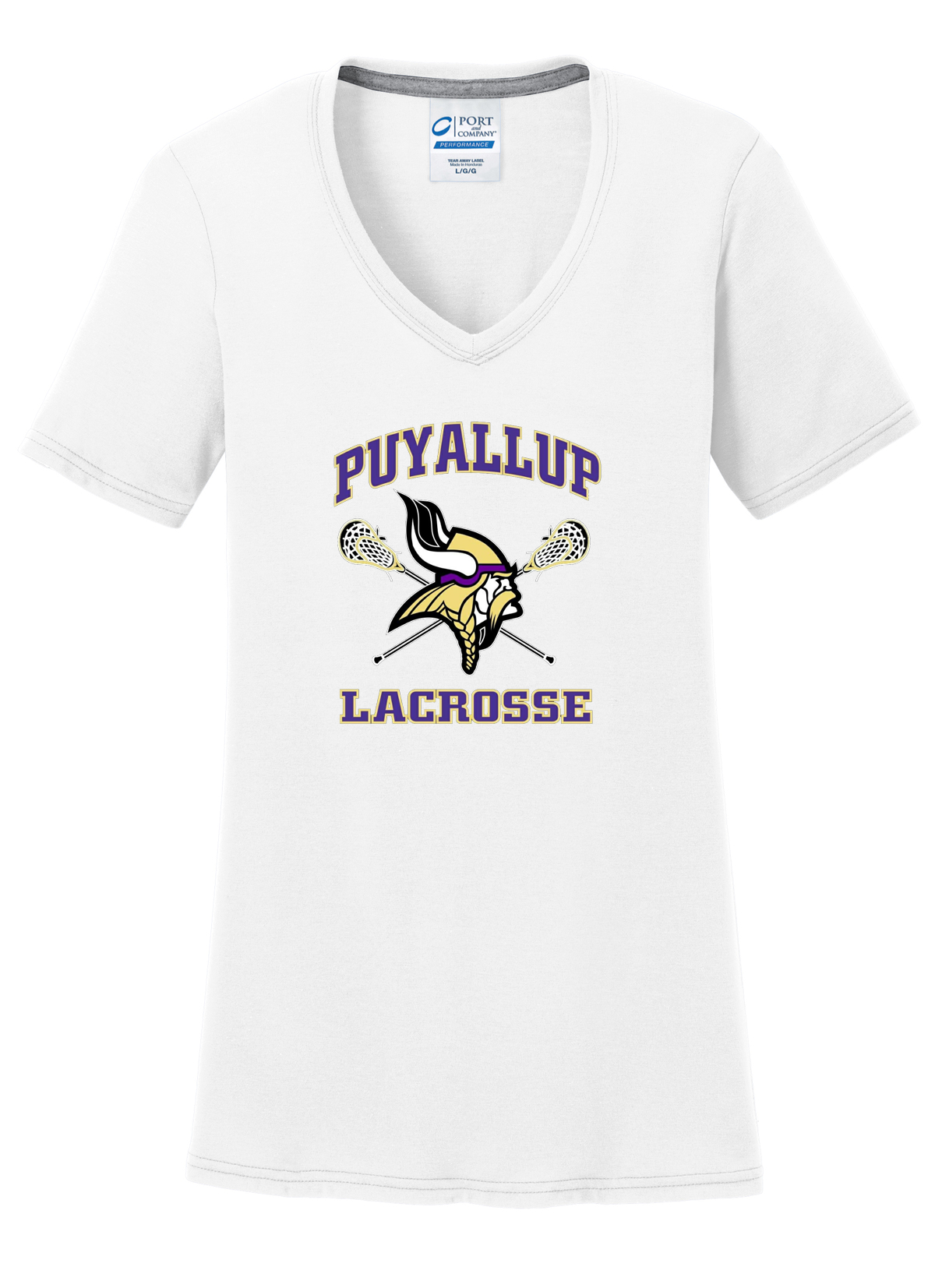 Puyallup Lacrosse Women's White T-Shirt
