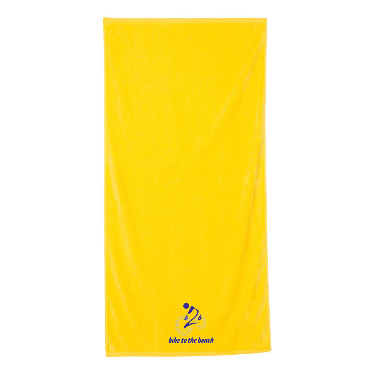 Bike to the Beach Velour Beach Towel