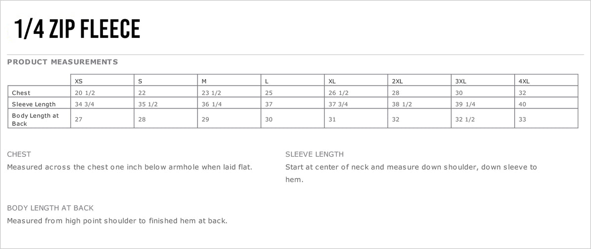 The Davies and Pulliam School  1/4 Zip Fleece