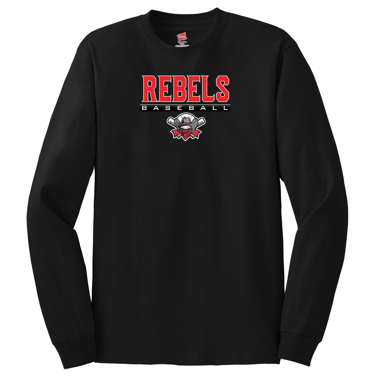 Rebels Baseball Cotton Long Sleeve