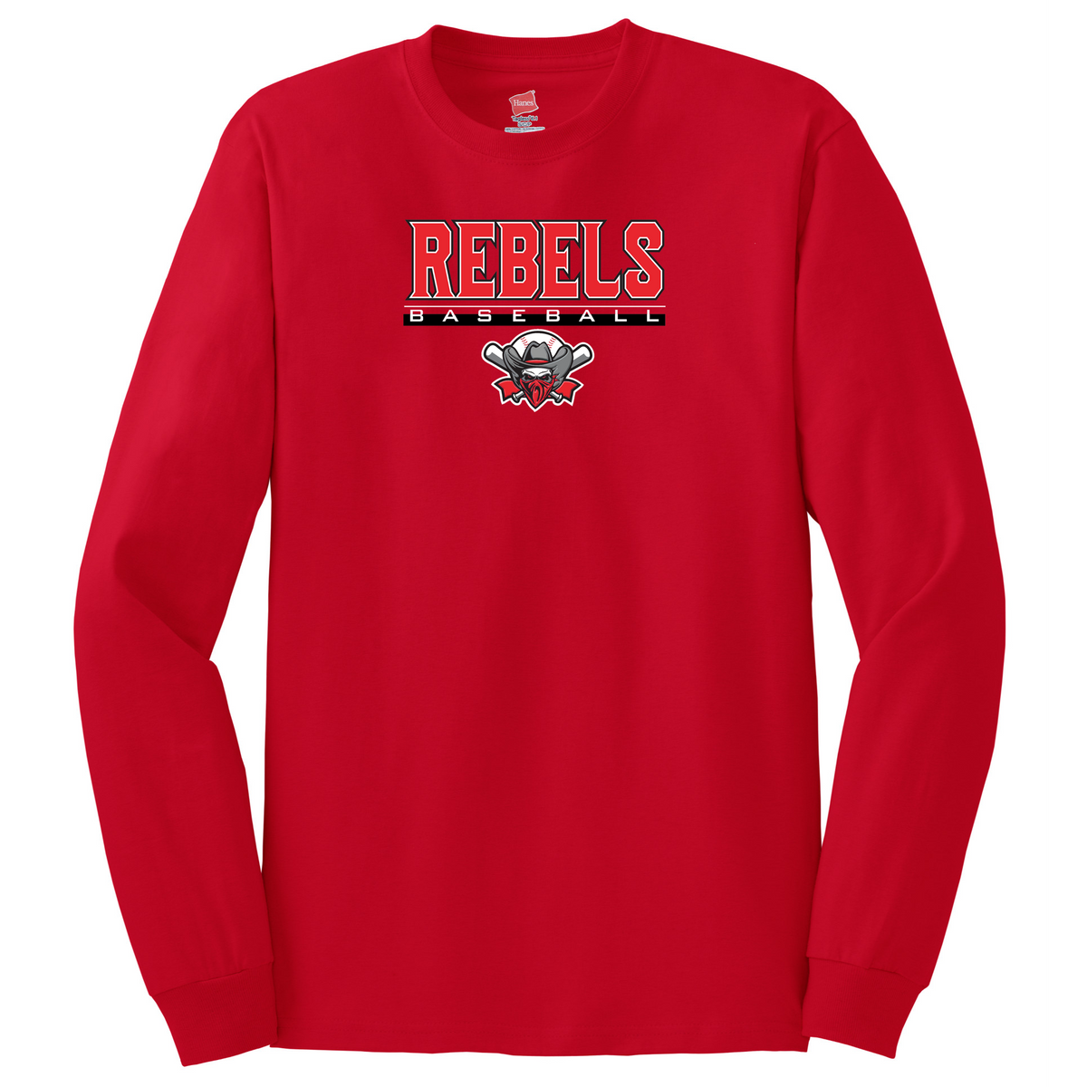 Rebels Baseball Cotton Long Sleeve